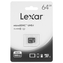Изображение товара Карта памяти Lexar microSDXC 64 ГБ [LMS0C10064G-BNNNG]