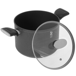 Изображение товара Кастрюля OneTwo Lazurite O3SC122 4.4 л 20 см серый