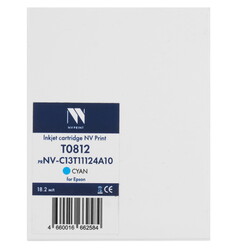 Изображение товара Картридж NV Print T0812 голубой