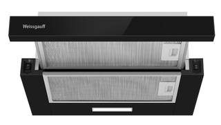 Изображение товара Вытяжка телескопическая Weissgauff TEL 450 Black Glass черный/черный