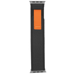 Изображение товара Ремешок Lyambda для Apple Watch 38/ 40/ 41mm черный/оранжевый
