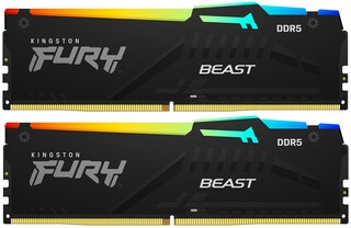 Изображение товара Оперативная память Kingston FURY Beast Black RGB [KF556C40BBAK2-16] 16 ГБ