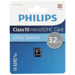 Изображение товара Карта памяти Philips microSDHC 32 ГБ [FM32MD45B/97]