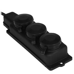 Изображение товара Удлинитель силовой Зубр 55024-05 черный