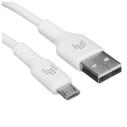 Изображение товара Кабель круглый Rocket micro USB - USB 2.0 Type-A белый 1 м