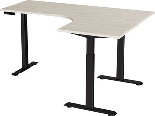 Изображение товара Стол компьютерный HISERS Corner Н180 бежевый/черный
