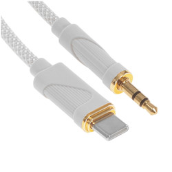 Изображение товара Кабель   Hoco USB Type-C - jack 3.5 мм серый