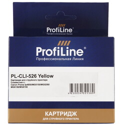 Изображение товара Картридж ProfiLine PL-CLI-526Y желтый