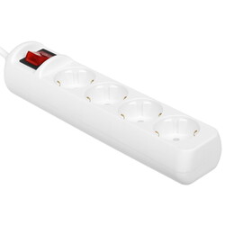 Изображение товара Удлинитель ЭРА U-4es-5m-3x1 белый