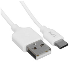 Изображение товара Кабель витой TFN USB Type-C - USB 2.0 Type-A белый 1.2 м