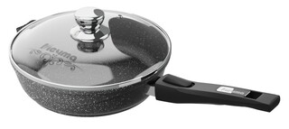 Изображение товара Сковорода Мечта Гранит с028802, 28 см черный