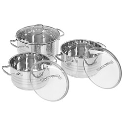 Изображение товара Набор кастрюль Rashel Мария R-346т