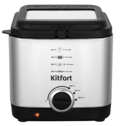 Изображение товара Фритюрница Kitfort КТ-2017 серебристый