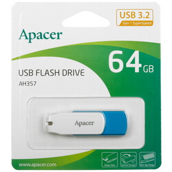 Изображение товара Память USB Flash 64 ГБ Apacer AH357 [AP64GAH357U-1]