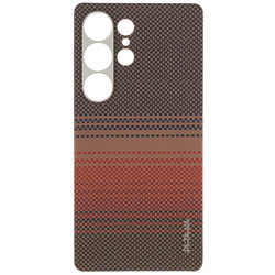Изображение товара Накладка  Pitaka Tactile Woven Case для Samsung Galaxy S25 Ultra коричневый