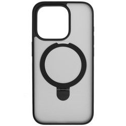 Изображение товара Накладка  Ugreen with Magnetic Stand для Apple iPhone 15 Pro черный/прозрачный