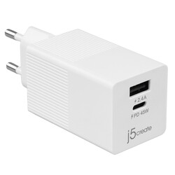 Изображение товара Сетевое зарядное устройство J5 Create JUP2445 белый