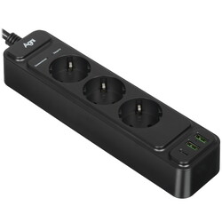 Изображение товара Сетевой фильтр AGNI TP-FS3U3E-PD черный