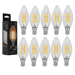 Изображение товара Комплект филаментных ламп Gauss Filament Crystal 103801105