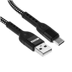 Изображение товара Кабель круглый WIIIX USB Type-C - USB 2.0 Type-A черный 1 м