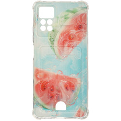Изображение товара Накладка  Zibelino Silicone Card Holder для Xiaomi REDMI Note 11 Pro 4G/ 11 Pro 5G/ Xiaomi REDMI Note 12 Pro 4G прозрачный