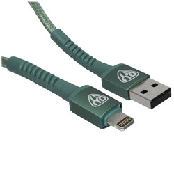Изображение товара Кабель круглый BY Lightning 8-pin - USB 2.0 Type-A зеленый 2 м
