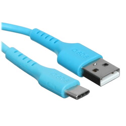 Изображение товара Кабель круглый SBS USB Type-C - USB 2.0 Type-A голубой 1.5 м