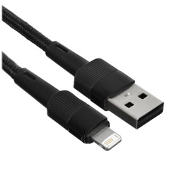 Изображение товара Кабель REXANT Lightning 8-pin - USB Type-A черный 1 м