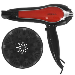 Изображение товара Фен Supra PHS-2206L черный/красный