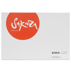 Изображение товара Картридж лазерный SAKURA Q7551X черный, с чипом
