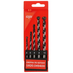 Изображение товара Набор сверл ELITECH 1820.049400