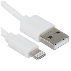 Изображение товара Кабель круглый Aceline Lightning 8-pin - USB 2.0 Type-A белый 2 м