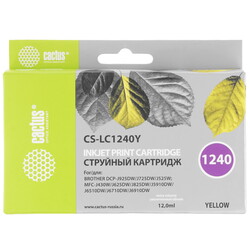 Изображение товара Картридж Cactus CS-LC1240Y желтый