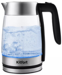 Изображение товара Электрочайник Kitfort КТ-641 серебристый