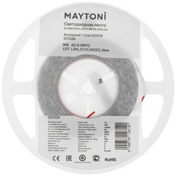 Изображение товара Светодиодная лента Maytoni 24В 2835 7.2Вт/м 6000К 5м IP 20