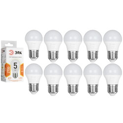 Изображение товара Комплект светодиодных ламп ЭРА LED P45-5W-827-E27
