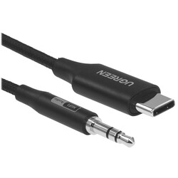 Изображение товара Кабель   Ugreen USB Type-C - jack 3.5 мм черный