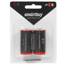 Изображение товара Батарейка Smartbuy R14/2B (12/192) C (LR14/ER26500/R14)