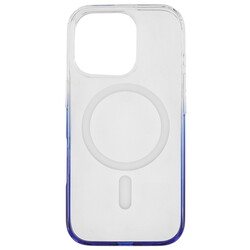 Изображение товара Накладка  uBear Fusion Mag Case для Apple iPhone 16 Pro синий/прозрачный