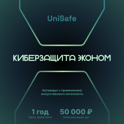 Изображение товара Защита интернет подключения Unisafe Киберзащита Эконом