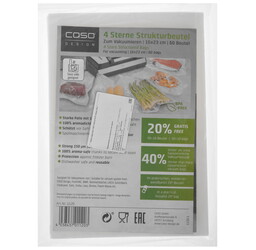 Изображение товара Пакеты для вакуумного упаковщика CASO 4 sterne 16*23