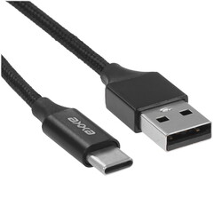 Изображение товара Кабель круглый AXXA USB Type-C - USB 2.0 Type-A черный 2 м