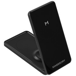 Изображение товара Беспроводное зарядное устройство Magssory Flip черный