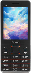 Изображение товара Сотовый телефон Olmio M30 черный/оранжевый