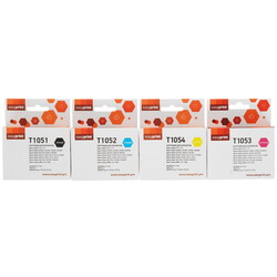 Изображение товара Набор картриджей EasyPrint IE-T1055_SET голубой, желтый, пурпурный, черный