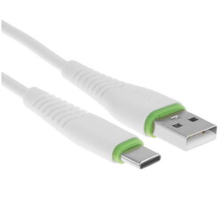 Изображение товара Кабель круглый PAVAREAL USB Type-C - USB 2.0 Type-A белый 1 м