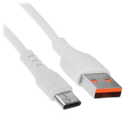 Изображение товара Кабель круглый GoPower USB Type-C - USB 2.0 Type-A белый 1 м