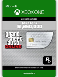 Изображение товара Игровая валюта GTA V Online "Белая акула"  1250000 долларов GTA