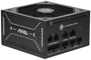 Изображение товара Блок питания MSI MAG A650GLS PCIE5 [306-7ZPHY11-HD8] черный