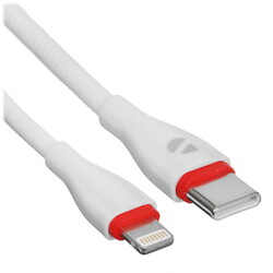 Изображение товара Кабель круглый DEPPA Lightning 8-pin - USB Type-C белый 1 м